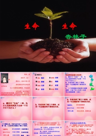 四年级语文下册 19 生命 生命教学课件 新人教版-新人教版小学四年级下册语文课件