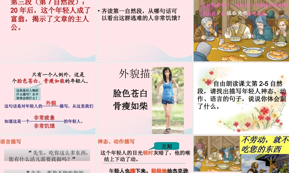 四年级语文上册 第二单元 7《尊严》优培课件 鲁教版-鲁教版小学四年级上册语文课件
