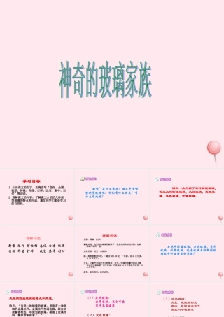 四年级语文下册 第七单元 第29课《神奇的玻璃家族》课件 西师大版-西师大版小学四年级下册语文课件