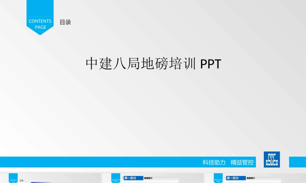 中建八局地磅培训