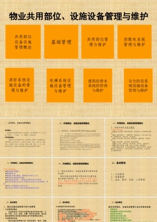 物业设备设施管理--课件
