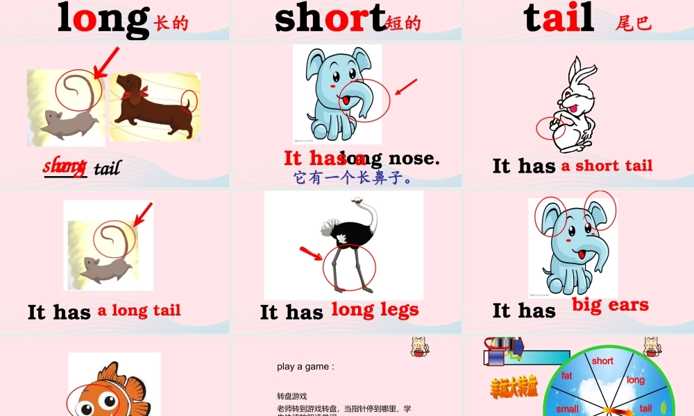 春三年级英语下册 Unit 3 At zhe zoo Part B Let’s learn教学课件 人教PEP-人教PEP小学三年级下册英语课件