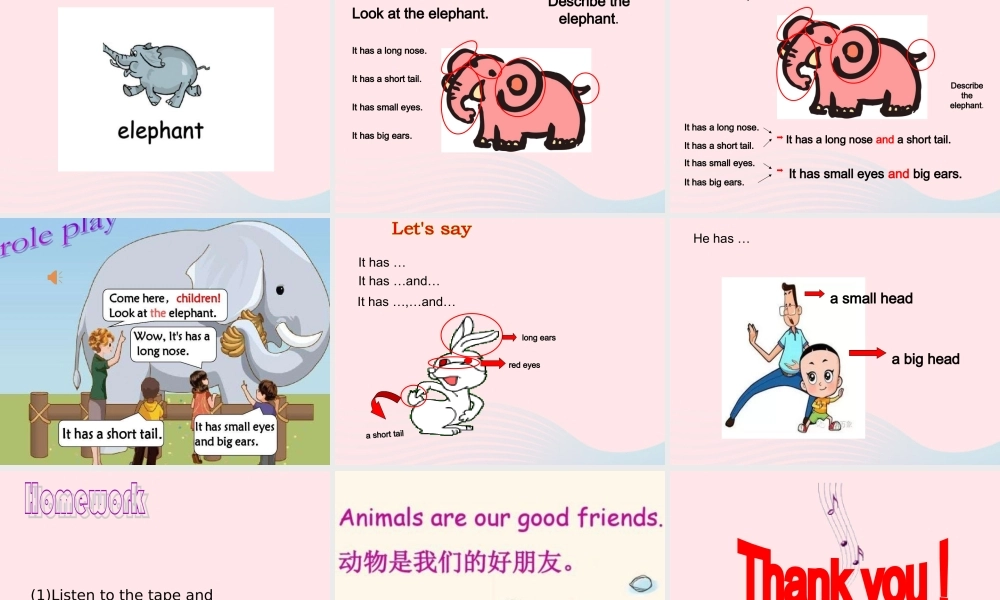 春三年级英语下册 Unit 3 At zhe zoo Part B Let's talk教学课件 人教PEP-人教PEP小学三年级下册英语课件
