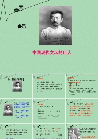 春五年级语文下册 2《鲁迅与时间》课件2 沪教版-沪教版小学五年级下册语文课件