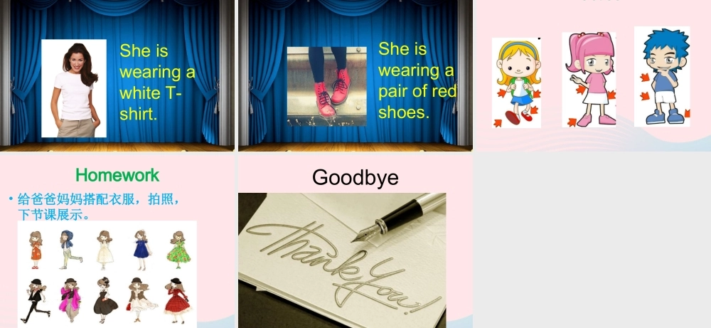 春三年级英语下册 Unit 3 Clothes课件1 剑桥版-人教版小学三年级下册英语课件