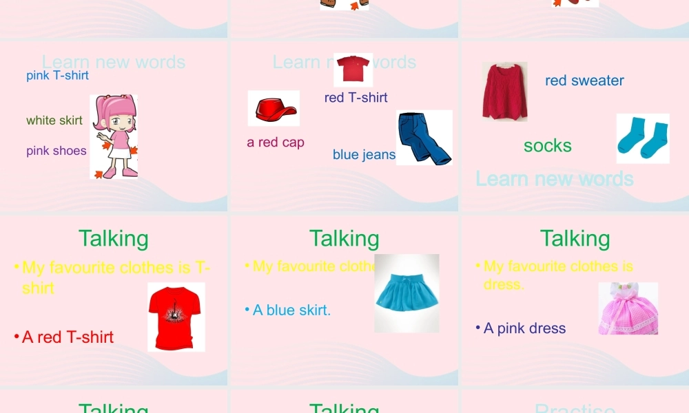 春三年级英语下册 Unit 3 Clothes课件2 剑桥版-人教版小学三年级下册英语课件