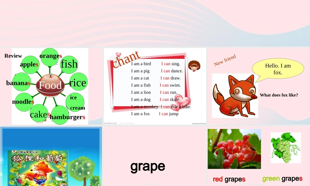 春三年级英语下册 Unit 3 Food B课件 闽教版（三起）-闽教版小学三年级下册英语课件