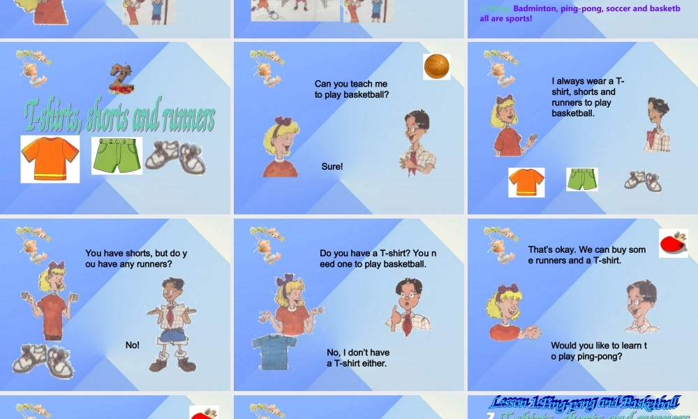 春六年级英语下册 Lesson 1《PingPong and Basketball》课件6 （新版）冀教版（三起）-（新版）冀教版小学六年级下册英语课件