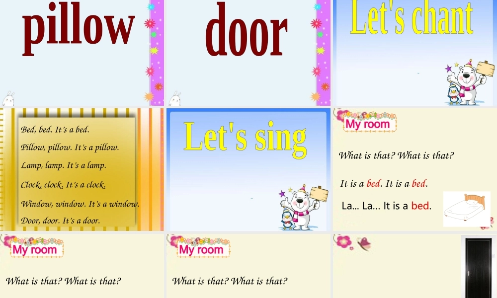 春三年级英语下册 Unit 3《My room》课件4 广东版开心-广东版小学三年级下册英语课件