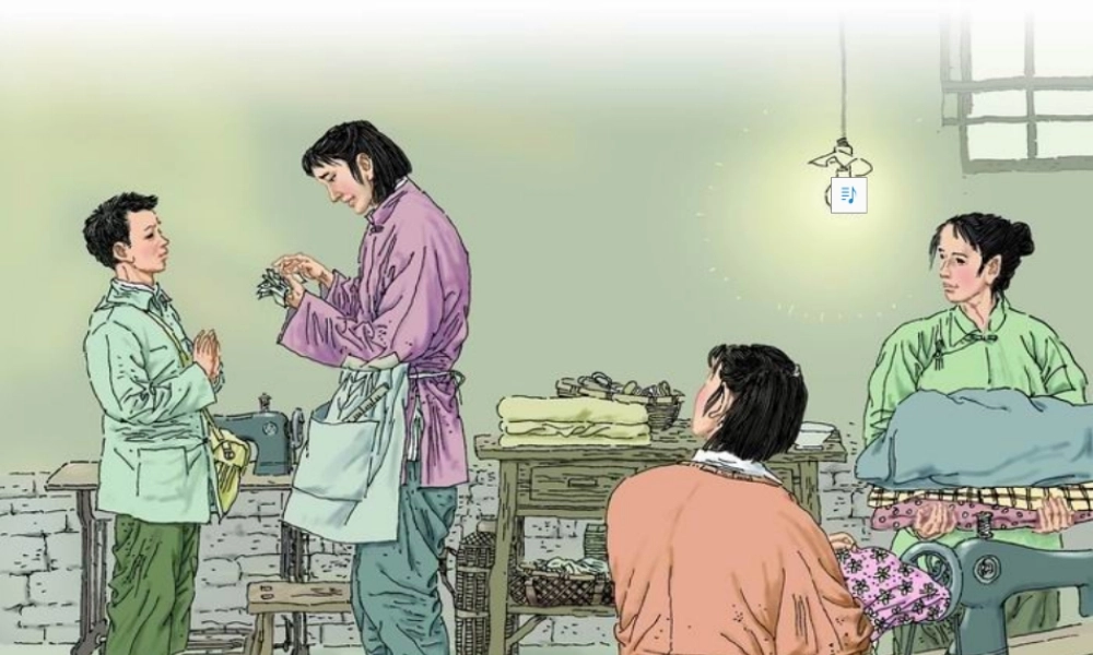 春五年级语文下册 11《慈母情深》课件4 沪教版-沪教版小学五年级下册语文课件