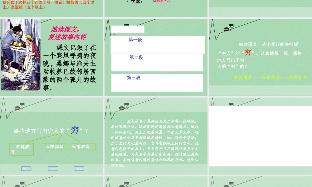 春五年级语文下册 14《穷人》课件2 沪教版-沪教版小学五年级下册语文课件