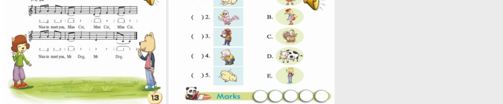 秋三年级英语上册 Lesson 3 Nice to meet you课件1 科普版-人教版小学三年级上册英语课件