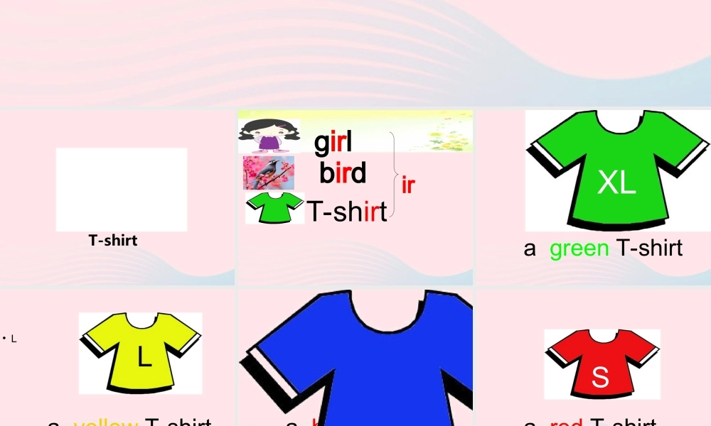 春三年级英语下册 Unit 6 Clothes（1）A课件1 闽教版（三起）-闽教版小学三年级下册英语课件