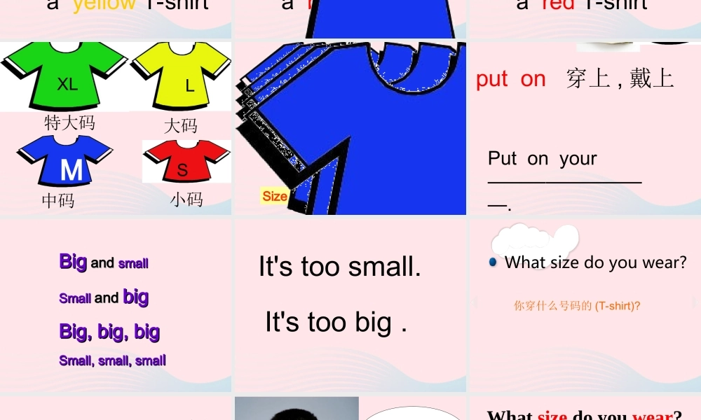 春三年级英语下册 Unit 6 Clothes（1）A课件1 闽教版（三起）-闽教版小学三年级下册英语课件