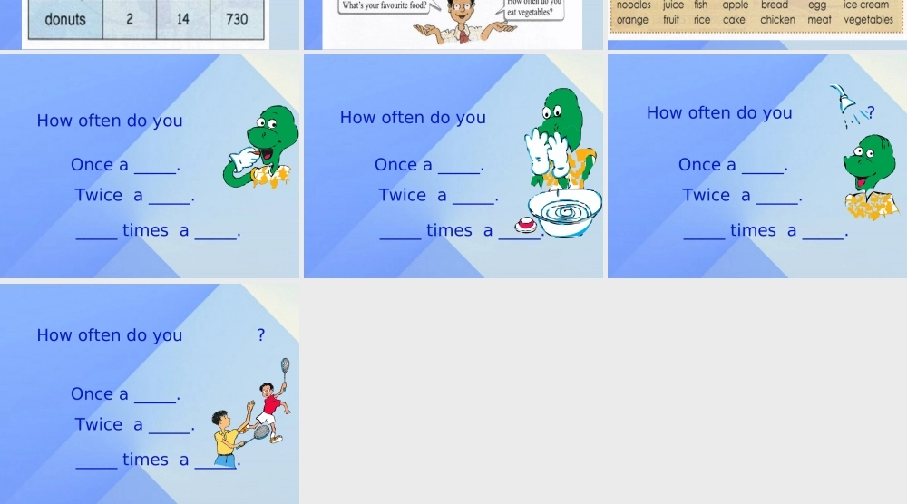 春六年级英语下册 Lesson 9《Eat more vegetables and fruit》课件1 （新版）冀教版（三起）-（新版）冀教版小学六年级下册英语课件