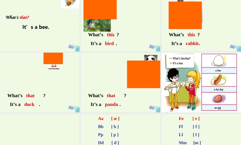 秋三年级英语上册 Lesson 8 What’s this课件2 科普版-人教版小学三年级上册英语课件
