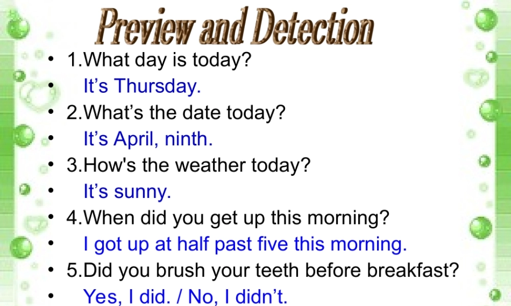 春六年级英语下册 Lesson 9《Eat more vegetables and fruit》课件5 （新版）冀教版（三起）-（新版）冀教版小学六年级下册英语课件