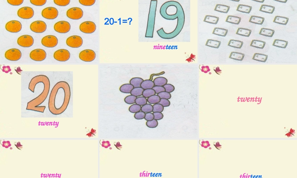 春三年级英语下册 Unit 8《Counting》课件 广东版开心-广东版小学三年级下册英语课件