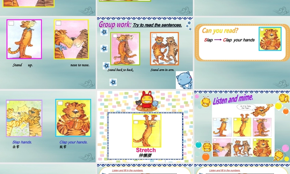 秋三年级英语上册 Unit 1 Hello教学课件 外研剑桥版-人教版小学三年级上册英语课件