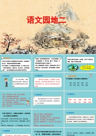春五年级语文下册 第二单元 语文园地教学课件 新人教版-新人教版小学五年级下册语文课件