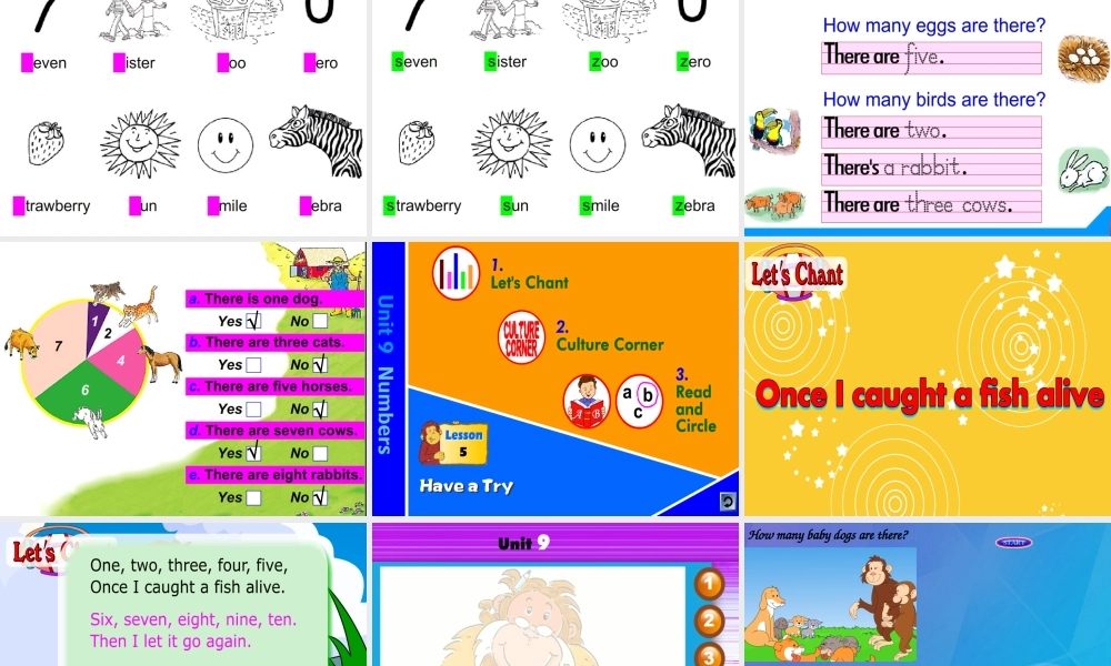 春三年级英语下册 Unit 9《Numbers》课件3 北师大版（三起）-北师大版小学三年级下册英语课件