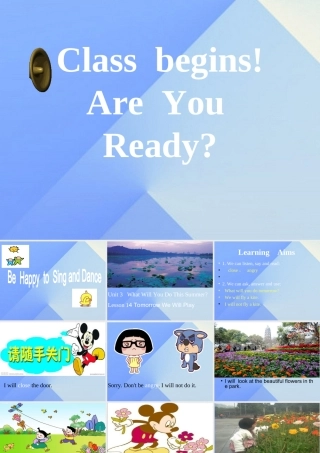 春六年级英语下册 Lesson 14《Tomorrow we will play》课件2 （新版）冀教版（三起）-（新版）冀教版小学六年级下册英语课件