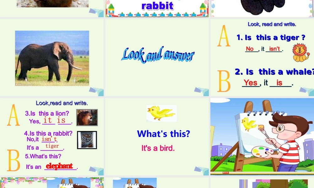 秋三年级英语上册 Unit 3 Animals课件2 广东版开心-广东版小学三年级上册英语课件