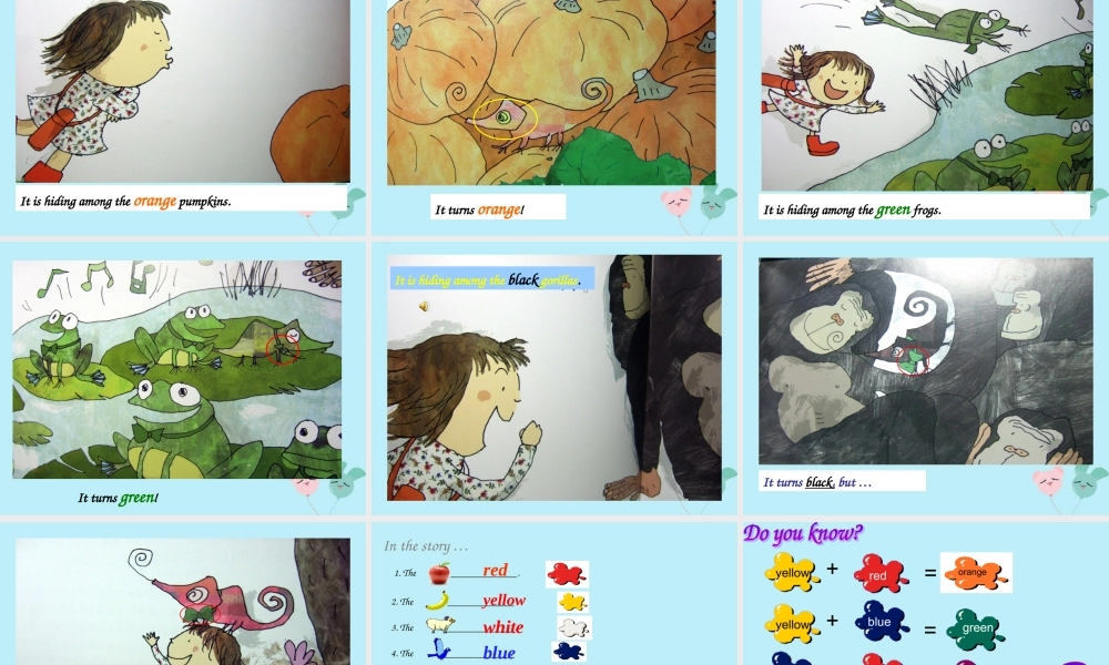 秋三年级英语上册 Unit 3 Colours教学课件 外研剑桥版-人教版小学三年级上册英语课件