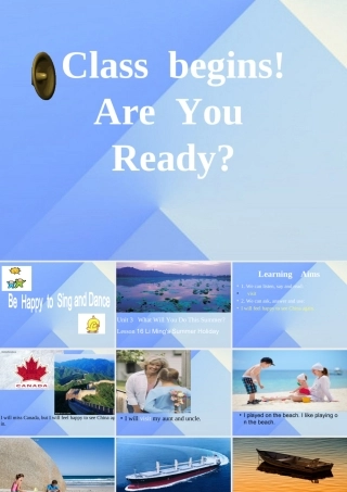 春六年级英语下册 Lesson 16《Li Ming’s summer holiday》课件1 （新版）冀教版（三起）-（新版）冀教版小学六年级下册英语课件