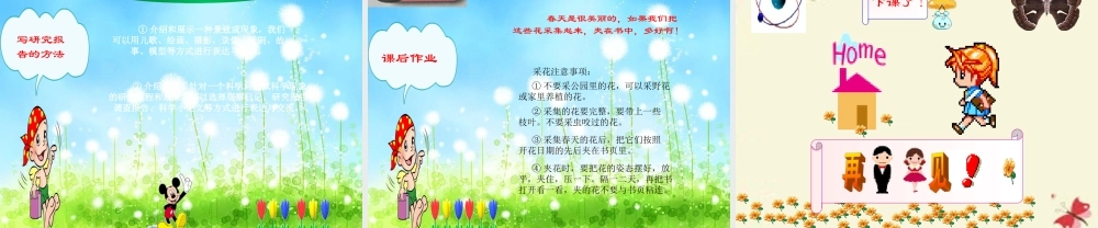 春五年级科学下册 1.2《探访春天》课件3 大象版-大象版小学五年级下册自然科学课件