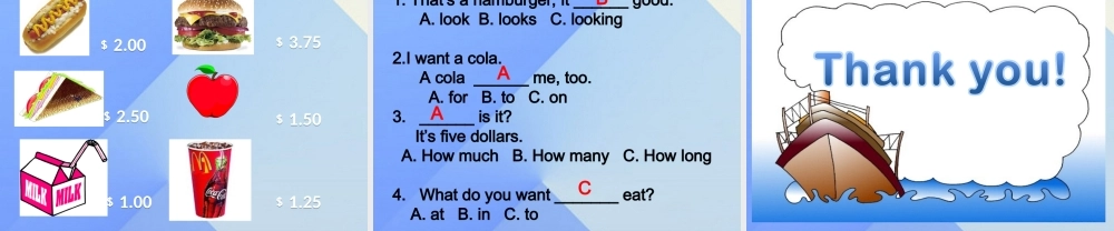 春六年级英语下册 Module 1 Unit 2《What do you want to eat》课件3 （新版）外研版（一起）-（新版）外研版小学六年级下册英语课件