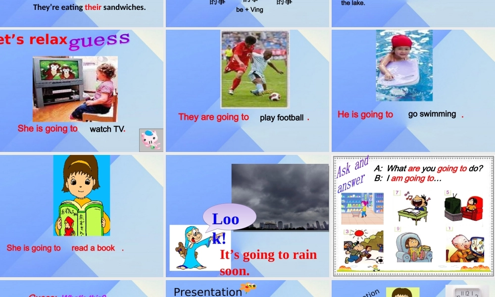 春六年级英语下册 Module 2 Unit 1《When are we going to eat》课件1 （新版）外研版（一起）-（新版）外研版小学六年级下册英语课件