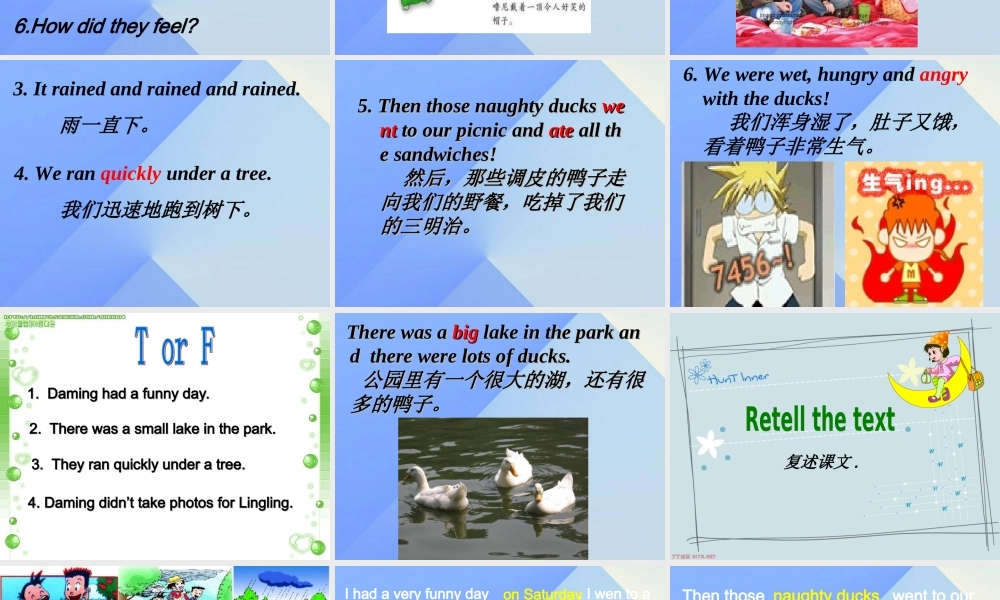 春六年级英语下册 Module 3 Unit 1《I took some photos》课件2 （新版）外研版（一起）-（新版）外研版小学六年级下册英语课件