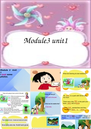 春六年级英语下册 Module 3 Unit 1《I took some photos》课件5 （新版）外研版（一起）-（新版）外研版小学六年级下册英语课件