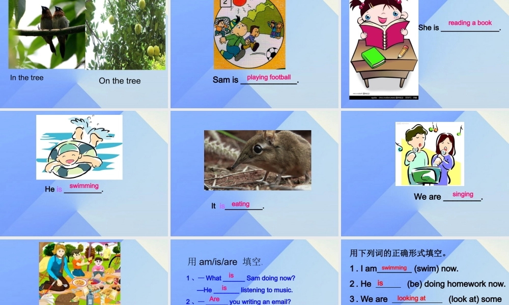 春六年级英语下册 Module 3 Unit 1《The sun is shining》课件3 （新版）外研版（三起）-（新版）外研版小学六年级下册英语课件