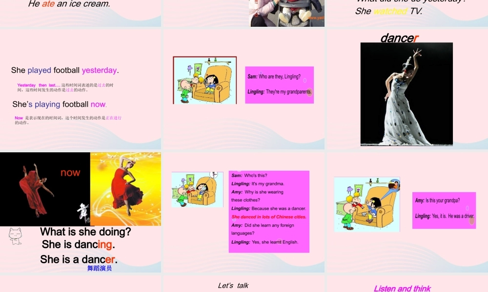 春五年级英语下册 Module 2 Unit 1 She learnt English课件 外研版（三起）-外研版小学五年级下册英语课件