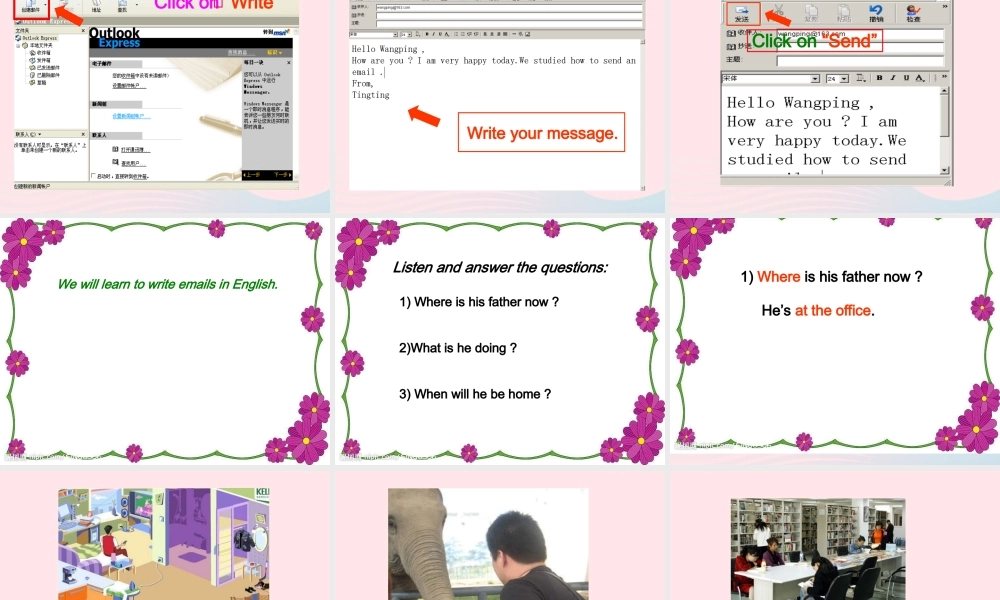 春五年级英语下册 Module 7 Unit 2 I'll be home at seven o'clock课件 外研版（三起）-外研版小学五年级下册英语课件