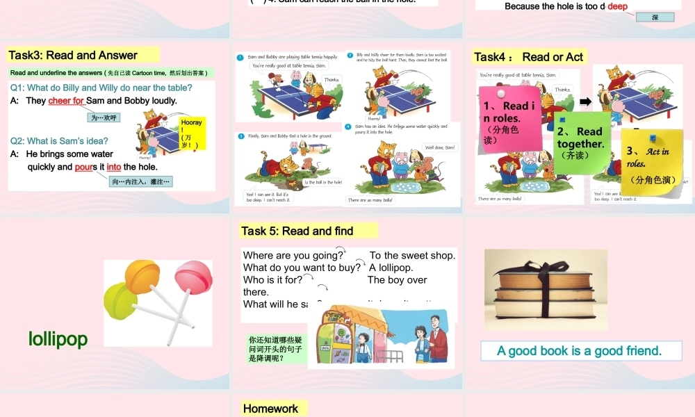 春六年级英语下册 Unit 1 The lion and the mouse（Sound time Culture time Cartoon time）课件 （新版）牛津译林版-牛津版小学六年级下册英语课件