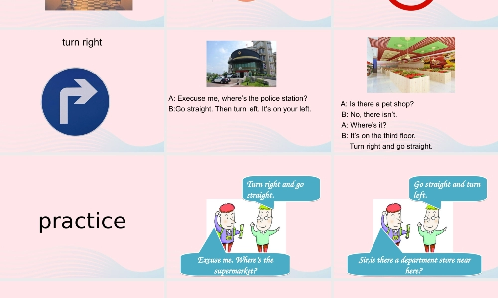 春五年级英语下册 Unit 4 In town课件1 剑桥版-人教版小学五年级下册英语课件