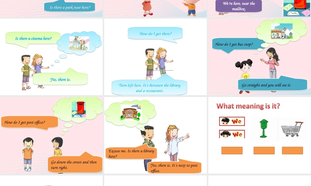 春五年级英语下册 Unit 4 In town课件2 剑桥版-人教版小学五年级下册英语课件