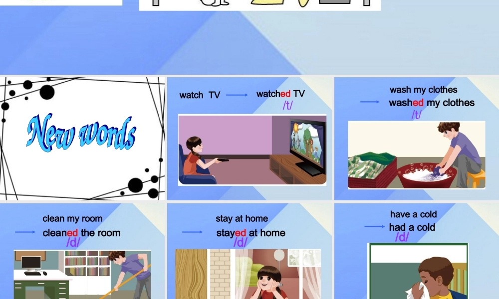 春六年级英语下册 Unit 2《Last Weekend》课件2 人教PEP版-人教PEP小学六年级下册英语课件