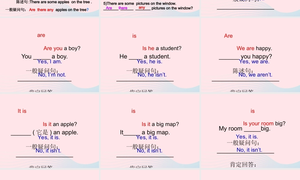 春四年级英语下册 Unit 3 Animals一般疑问句课件 剑桥版-人教版小学四年级下册英语课件