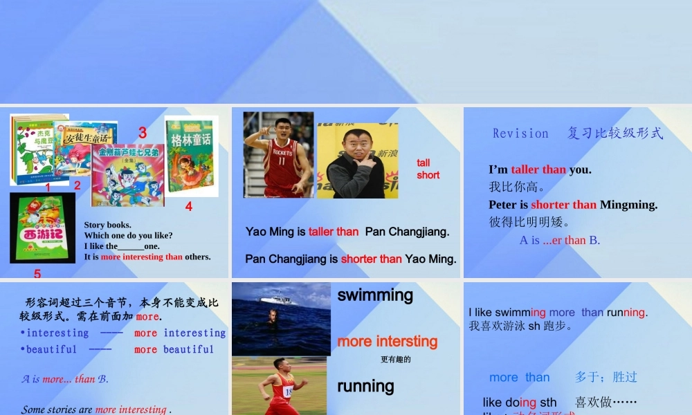 春六年级英语下册 Unit 2《Some stories are more interesting》课件3 （新版）湘少版-湘少版小学六年级下册英语课件