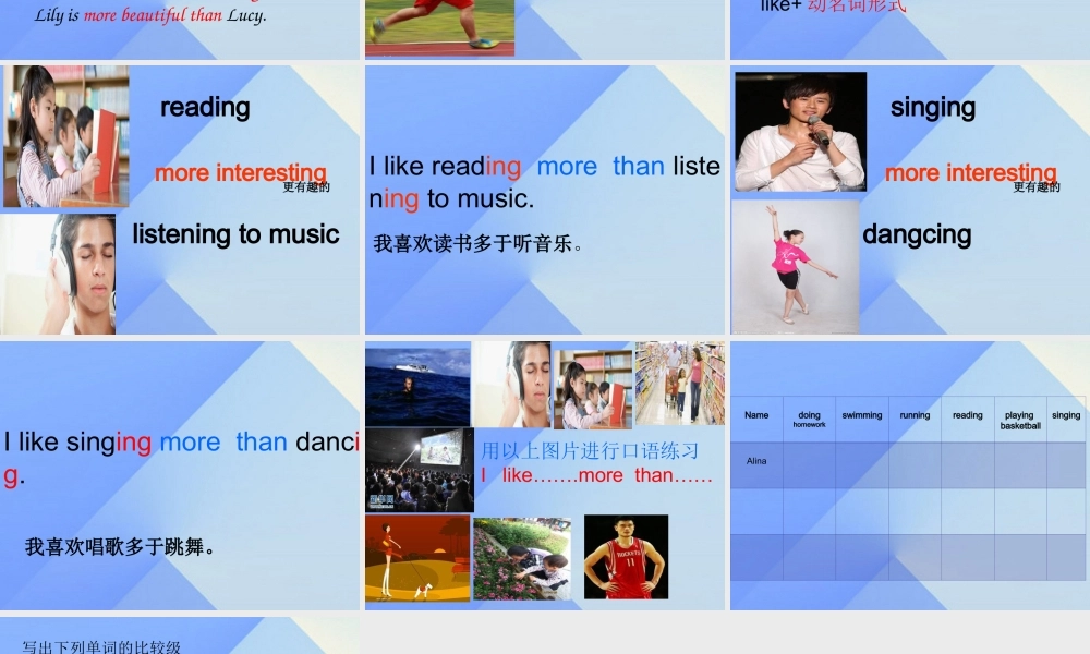 春六年级英语下册 Unit 2《Some stories are more interesting》课件3 （新版）湘少版-湘少版小学六年级下册英语课件