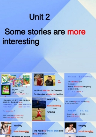 春六年级英语下册 Unit 2《Some stories are more interesting》课件3 （新版）湘少版-湘少版小学六年级下册英语课件