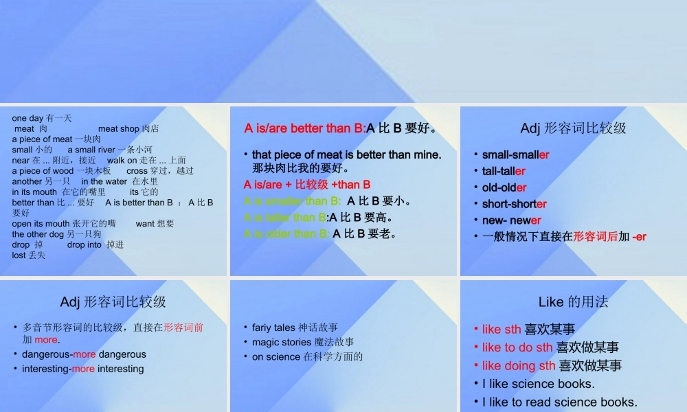 春六年级英语下册 Unit 2《Some stories are more interesting》课件4 （新版）湘少版-湘少版小学六年级下册英语课件