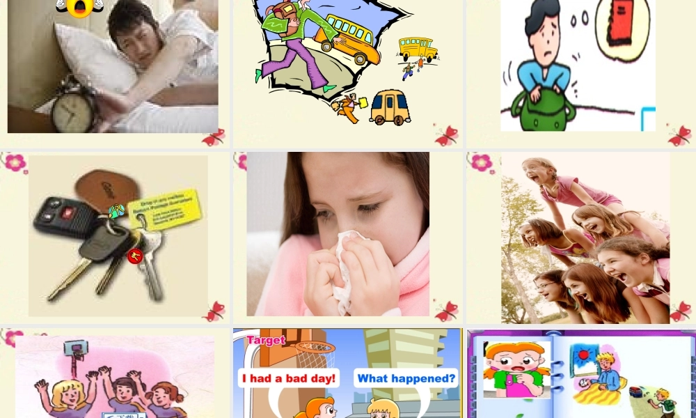 春六年级英语下册 Unit 3《A lucky Day》课件 广东版开心-广东版小学六年级下册英语课件