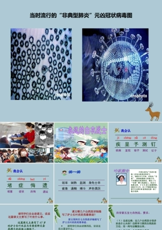 春四年级语文下册 第四单元 11《永远的白衣战士》教学课件 苏教版-苏教版小学四年级下册语文课件