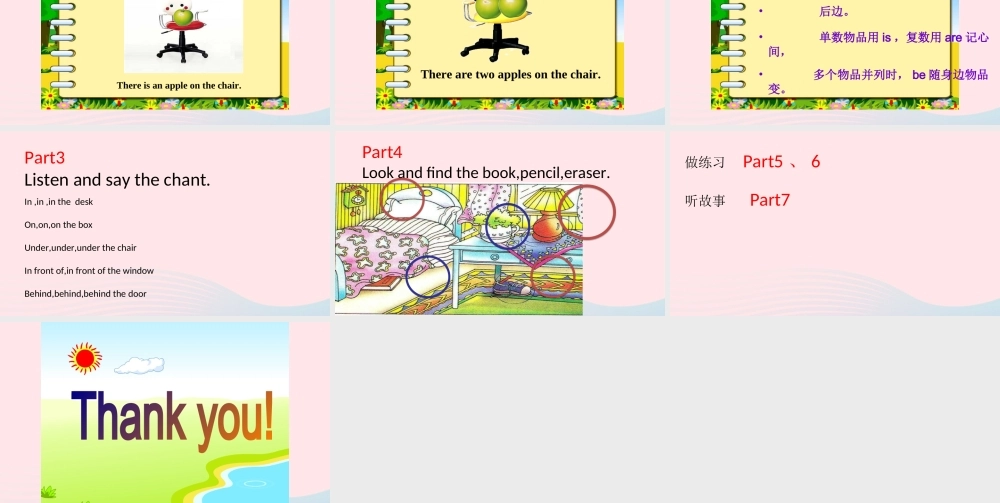 春四年级英语下册 Unit 4 My room课件4 剑桥版-人教版小学四年级下册英语课件