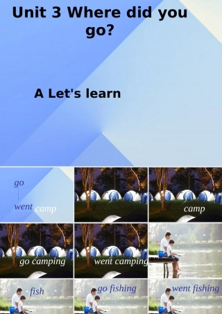 春六年级英语下册 Unit 3《Where did you go》（Part A）课件3 人教PEP版-人教PEP小学六年级下册英语课件